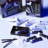 Profesionální barva na řasy a obočí - kabinetní balení, modročerná 5 x 4,5 ml.